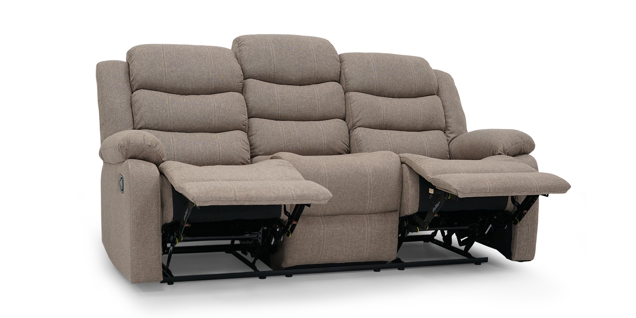 Tavana Recliner Sofa 3+2 Camel Fabric