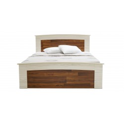Tripoli Bed 150x190cm Kiaat and Creamywood