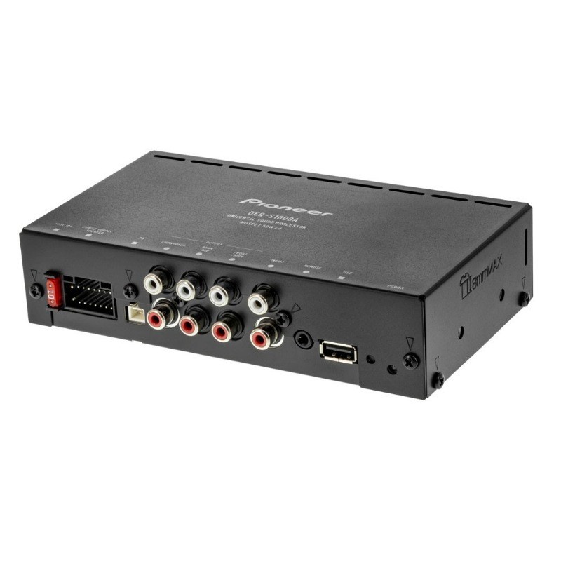 Pioneer DEQ-S1000A Compact 4-Channel Amplifier w/ Digital Signal Processing 50W 