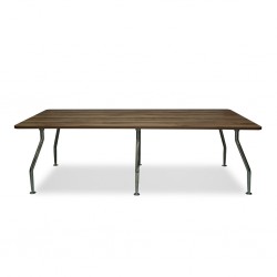 Durban Meeting Table U5 With Steel Legs 2400x1200