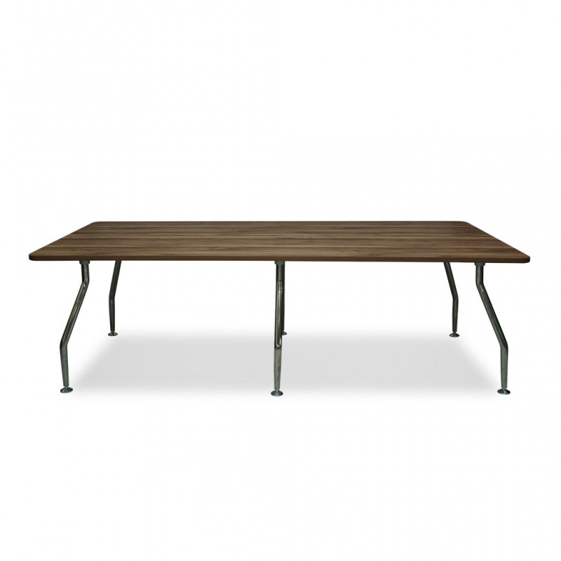 Durban Meeting Table U5 With Steel Legs 2400x1200