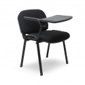 Stacking Lecture Chair COUVT3 Black With Flap