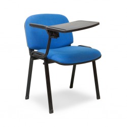 Stacking Lecture Chair VT3 Blue With Flap