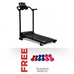 JDM SPORTS ES-T1507 Treadmill & Free Dumbbell Set