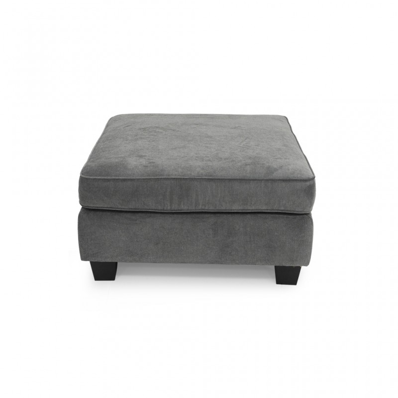 Bella Sofa Corner + Ottoman Grey Col Fabrics