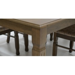 Lexington Table and 8 Chairs Rubberwood