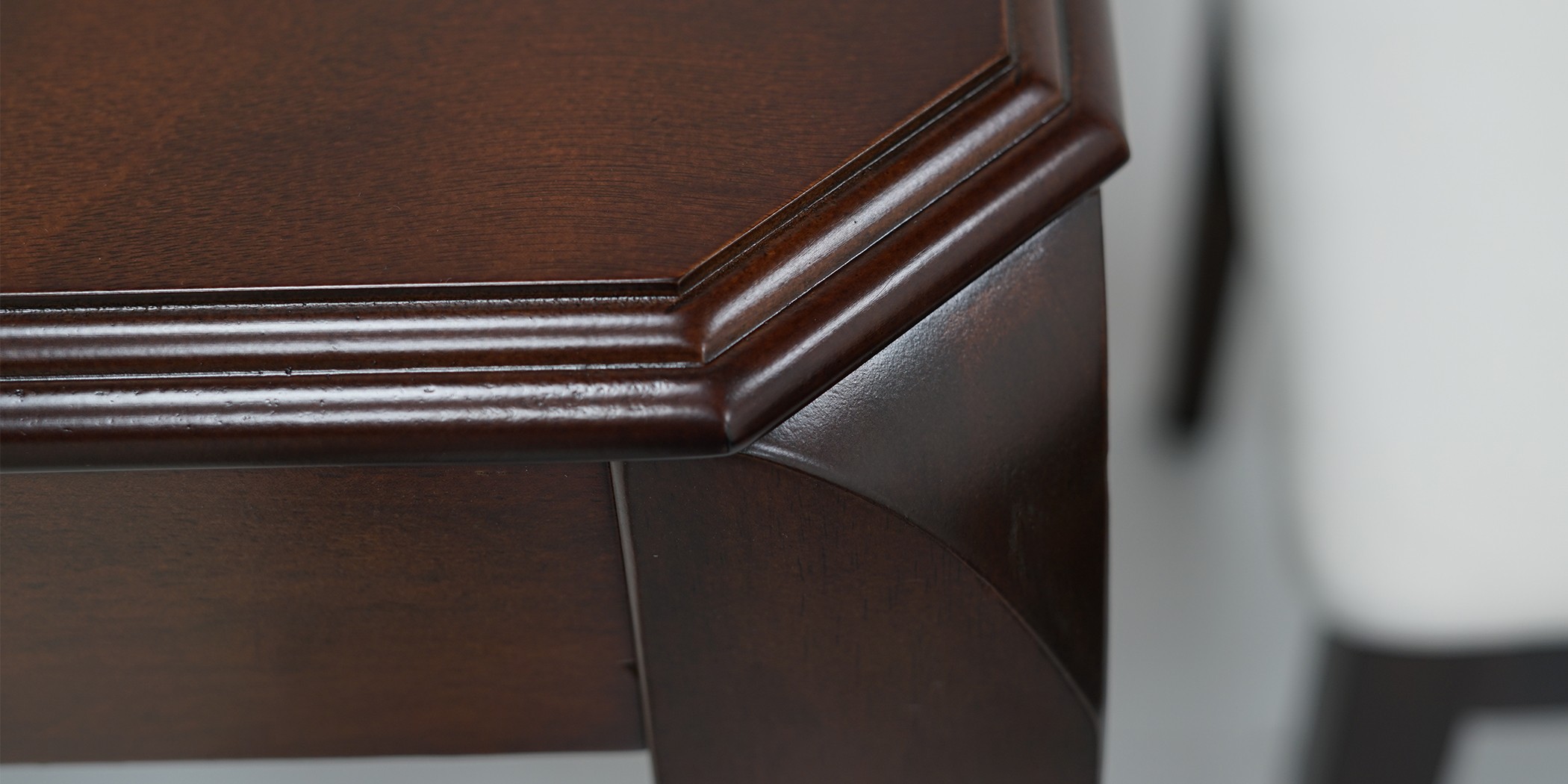 Ruby Table and 6 Chairs Black Cherry Rubberwood