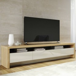 Colonia Low TV Stand Rovere Euro/Off-white