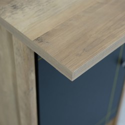 Divo Office Table 1 Dr/3 Drws Summer Oak+D.Grey PB