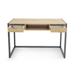 Denver Office Desk Artisan Oak/Anthracite Color