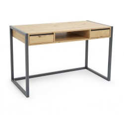 Denver Office Desk Artisan Oak/Anthracite Color