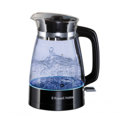 Russell Hobbs 26080 Classic Glass Black Kettle 2YW "O"