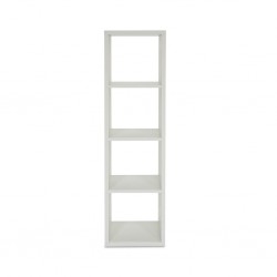 Max Shelving Unit 4 Tiers White Color