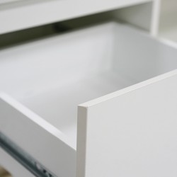 Image Low TV Cabinet White Color 002630