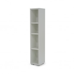 Image Bookshelf 4 Tiers White Color 002623