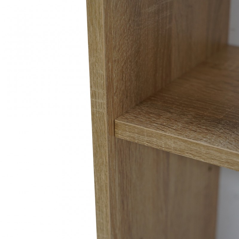 Plus Bookshelf With 9 Sections Sonoma/White Color