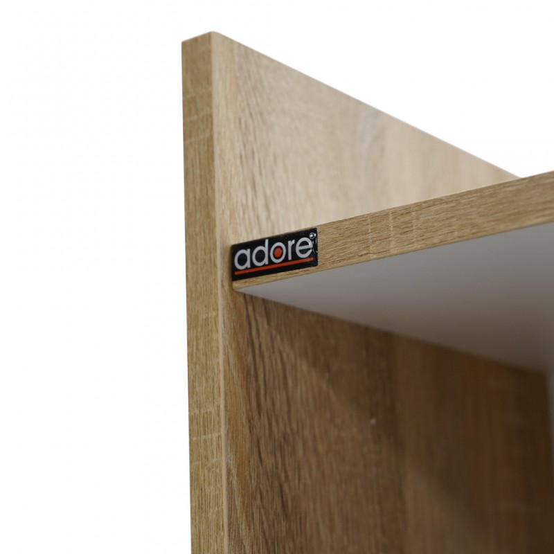 Plus Bookshelf With 9 Sections Sonoma/White Color