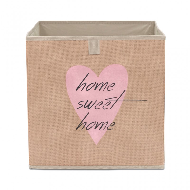 Novena Storage Box Beige Heart 002105 Novena Storage Box Beige Heart 002105