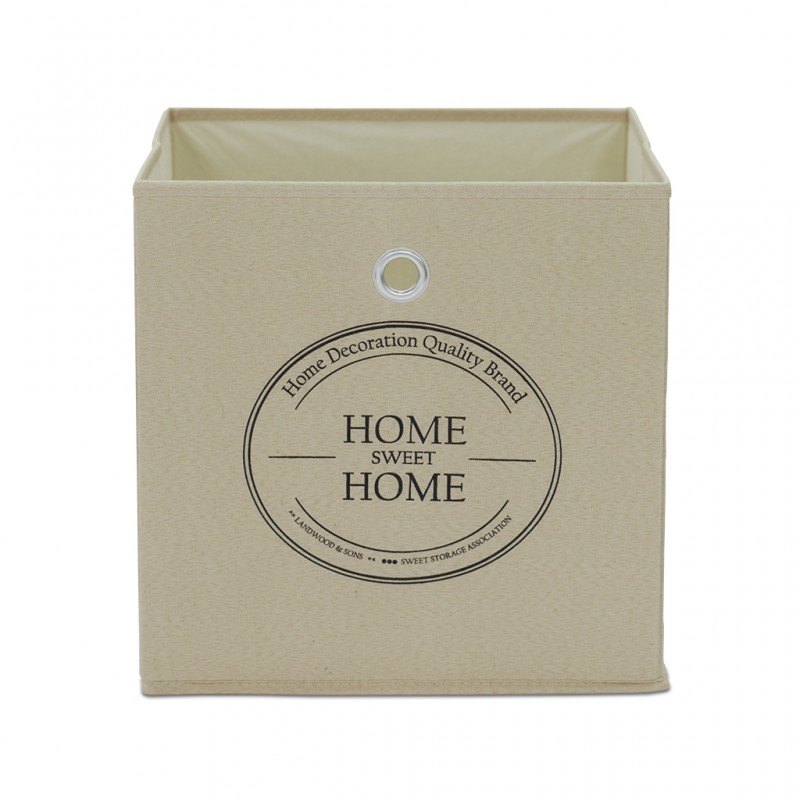 Novena Storage Box Beige Home Sweet Home 001948