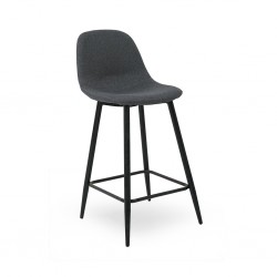 Derry Bar Stool Linen Grey Color