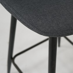 Derry Bar Stool Linen Grey Color