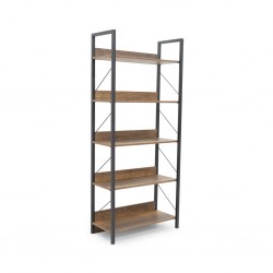 Brentford Bookshelf W/5 Shelves & Metal