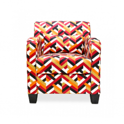 Gabrielle Accent Chair Axiom Ruby in Fabric
