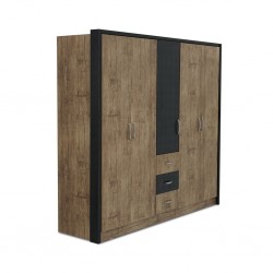 Vecelo Wardrobe 5 Doors & 3...