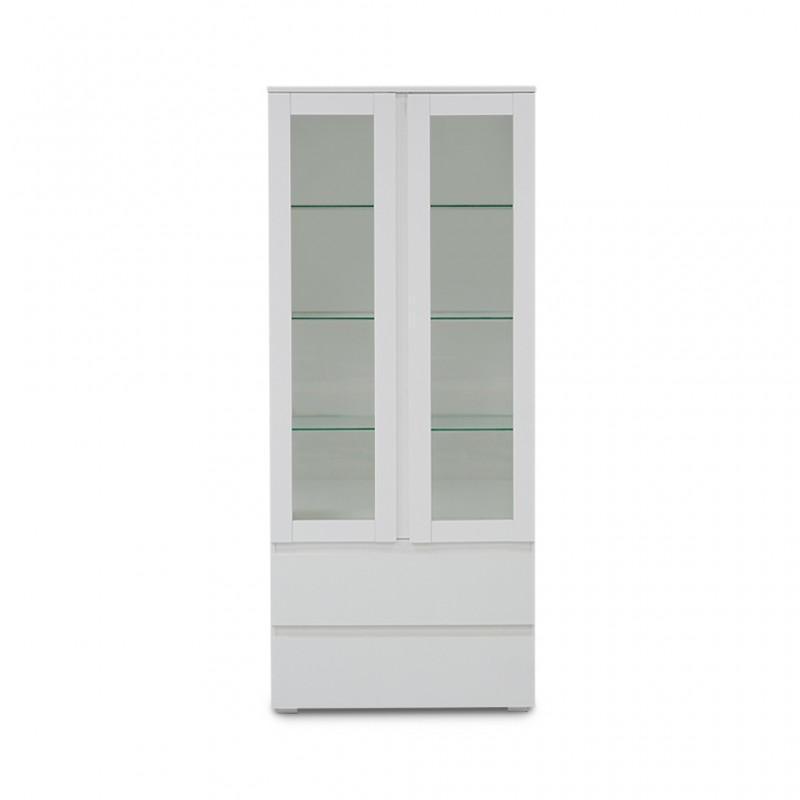 Image Buffet 4 Tiers+2 Drawers White Color Image Buffet 4 Tiers+2 Drawers White Color