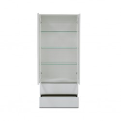 Image Buffet 4 Tiers+2 Drawers White Color