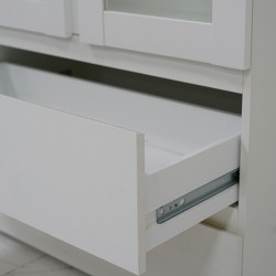 Image Buffet 4 Tiers+2 Drawers White Color