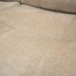 Sabella 3 Seater Reclining Sofa Camel Color Fabric