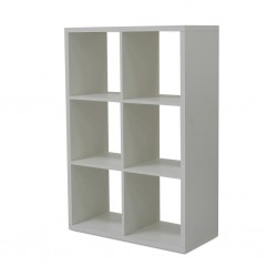 Max Shelving Unit 6 Tiers White Color