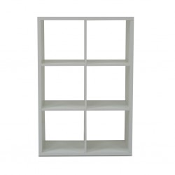 Max Shelving Unit 6 Tiers White Color