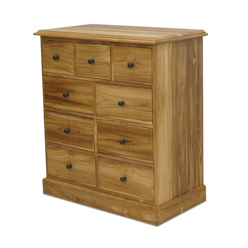 Java Chest of 9 Drawers Teak