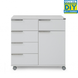 Ciénaga Multi-Purpose Mobile Cabinet W/5 Drawers Ciénaga Multi-Purpose Mobile Cabinet W/5 Drawers