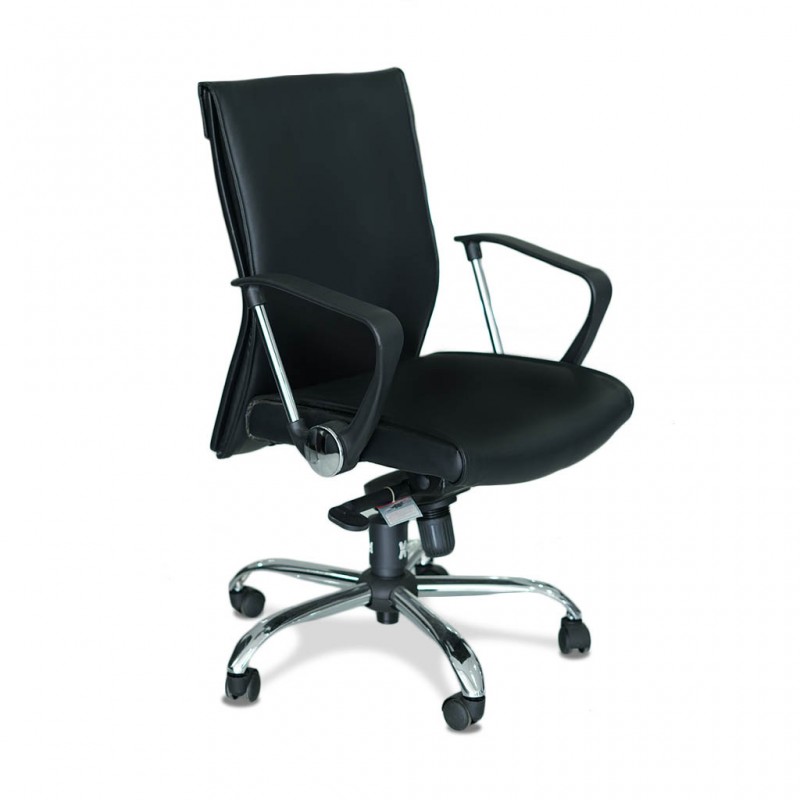 Mid Black Back Chair COUFU03