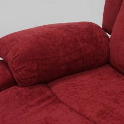 Sabella LVST Reclining Cranberry Color Fabric