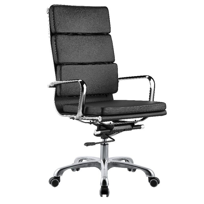 High Back Office Chair Black PU