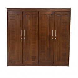 Samantha Wardrobe 4 Doors Pine Dark Oak