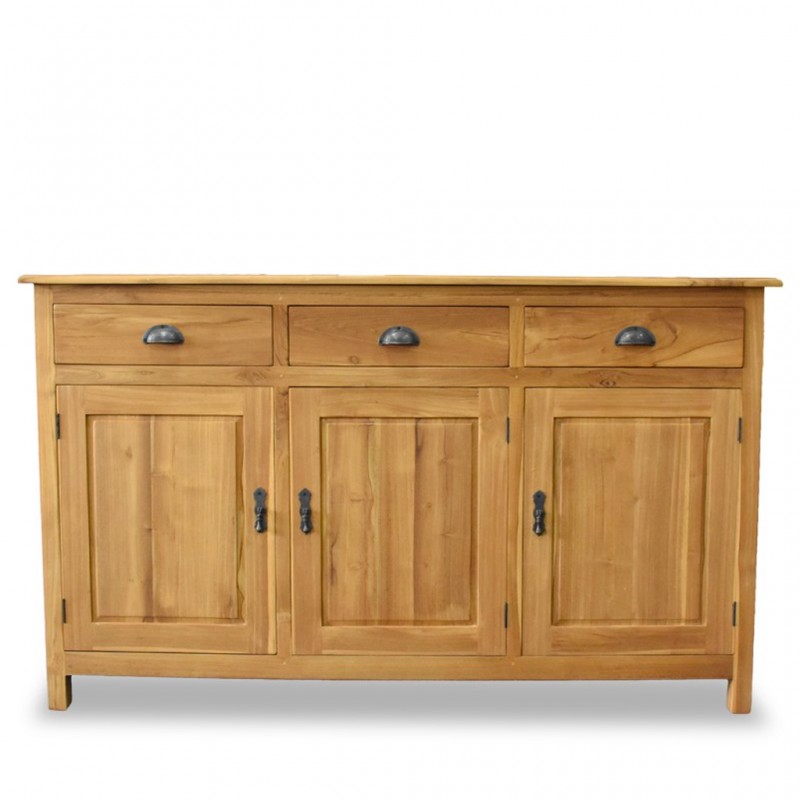 Riau Buffet Sideboard 3 Doors & 3 Drawers Teak