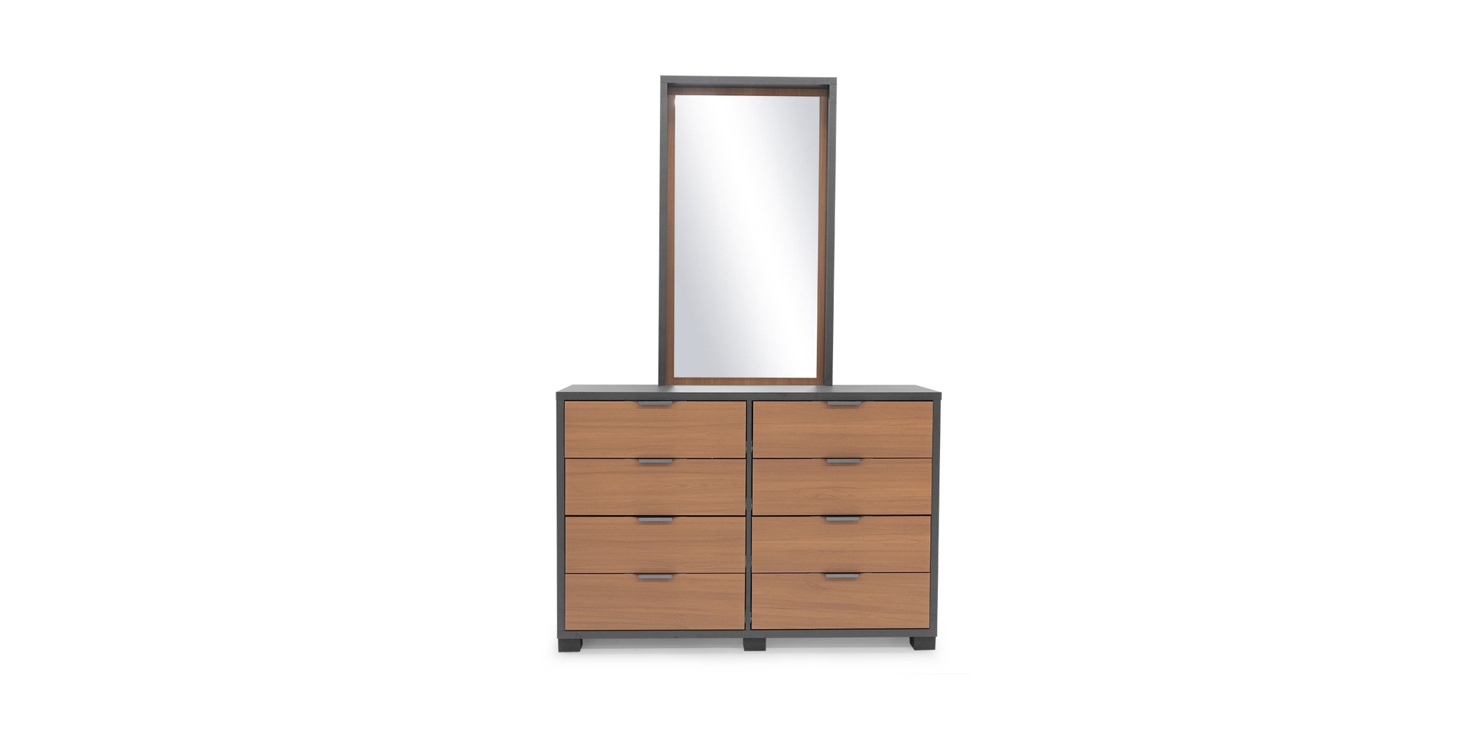 Fabiana Bedroom Set 160x200 cm Terracota/Onix