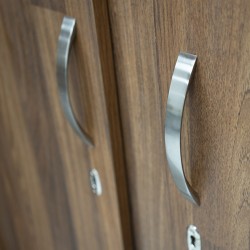 Rotterdam Wardrobe 4 Doors MDF Applewood