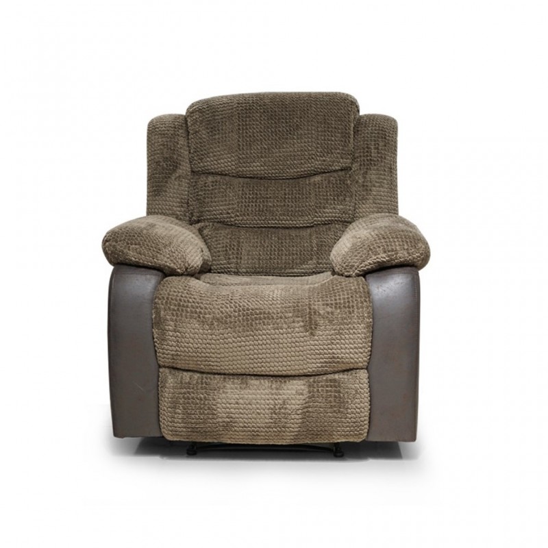 Lucan Recliner in Mocha/Bandero Express