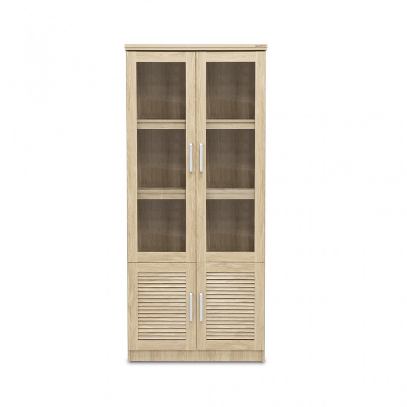 Miro Bookshelve 4 Doors PB Viscount Oak Miro Bookshelve 4 Doors PB Viscount Oak