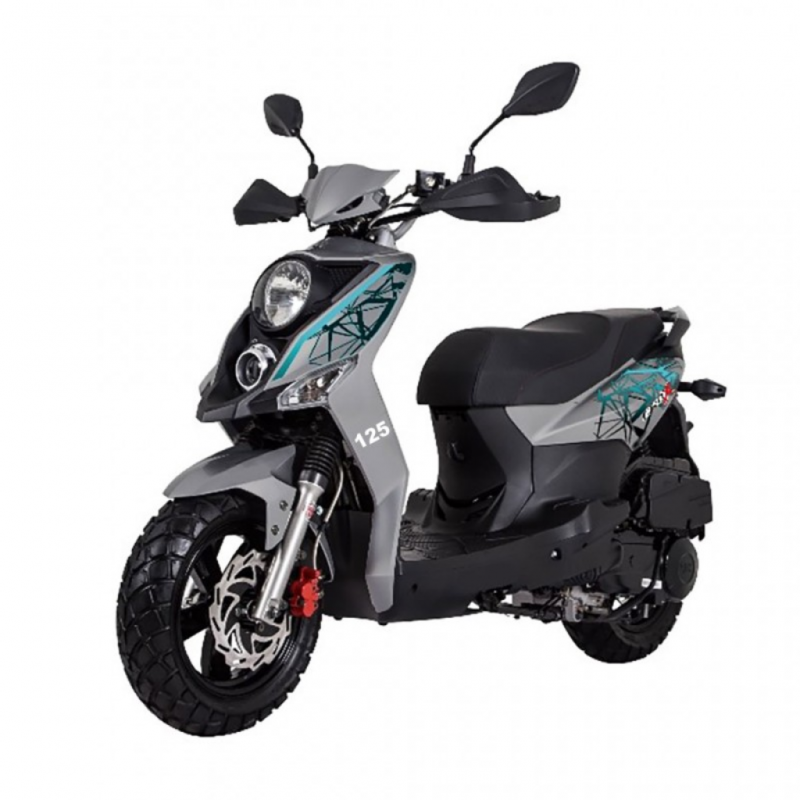 SYM CROX125 125CC Grey Scooter