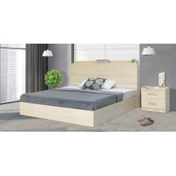 Sion Bed 150x190cm in Melamine MDF