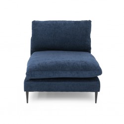 Tamarin Armless Chair D.Blue Col Fabric