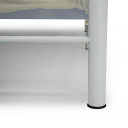 Halden Queen Bed 150x190cm White Color