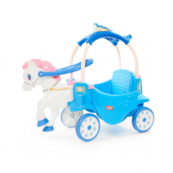 Little Tikes Outdoor Princess Horse & Carriage Frosty Blue 650970M